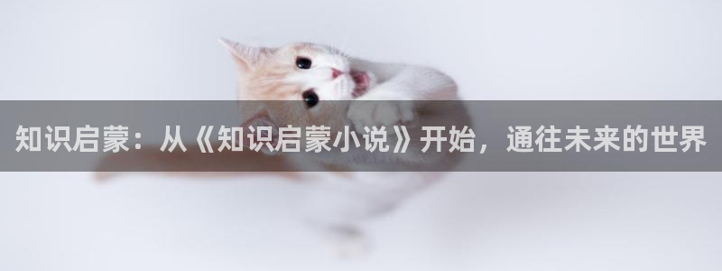 峥嵘岁月小说第一版主：知识启蒙：从《知识启蒙小说》开始，通往未来的世界